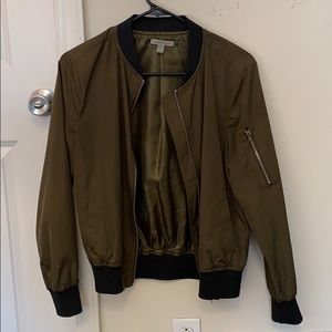 Woman’s Green Bomber Jacket